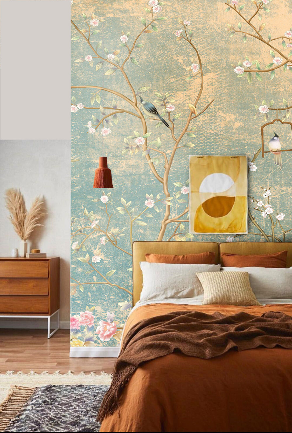 Vintage Chinoiserie Wallpaper - Muros Wallpapers