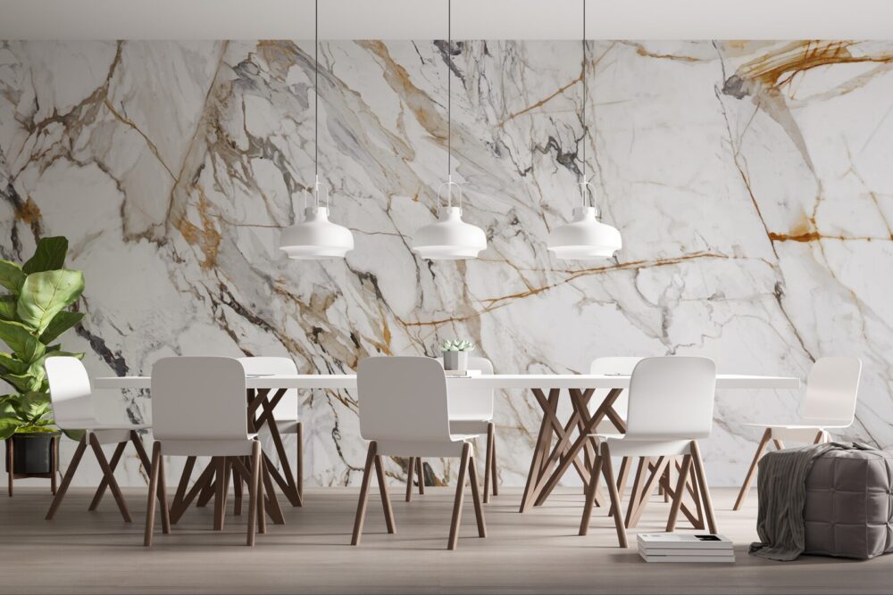 Marble With Veins Wallpaper, Extraordinary Wall Mural