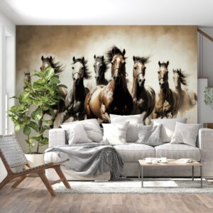 Horses Wall Mural